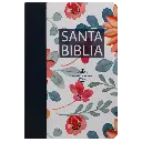 Biblia Reina Valera 1960 Mediana Letra Grande Tapa Semiflexible Flores [RVR (1).webp