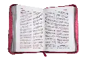 Biblia Reina Valera 1960 Chica Letra Mediana Imitación Piel Fiusha Flores QR [RVR046cZLM PJR].webp