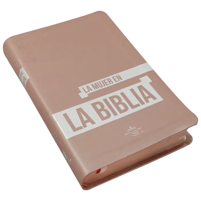 Biblia La Mujer en la Biblia Reina Valera 1960 Mediana Letra Grande BM Imitación Piel Rosa Oro [RVR066c] (2).webp