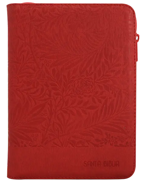 Biblia Reina Valera 1960 Mediana Letra Grande Imitación Piel Rojo Hojitas QR [RVR056cZTILG PJR] (1).webp