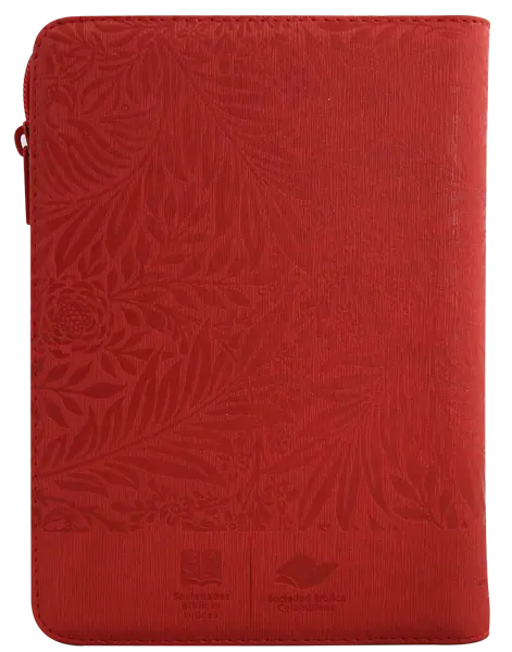 Biblia Reina Valera 1960 Mediana Letra Grande Imitación Piel Rojo Hojitas QR [RVR056cZTILG PJR] (2).webp