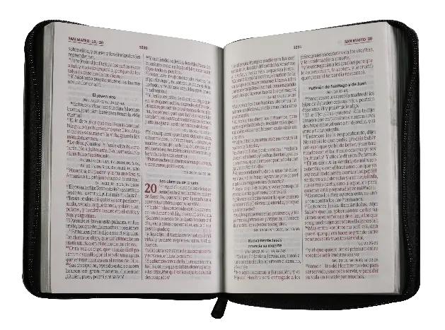 Biblia Reina Valera 1960 Chica Letra Chica Imitación Piel Negro  [RVR045cZTILMPJR].webp