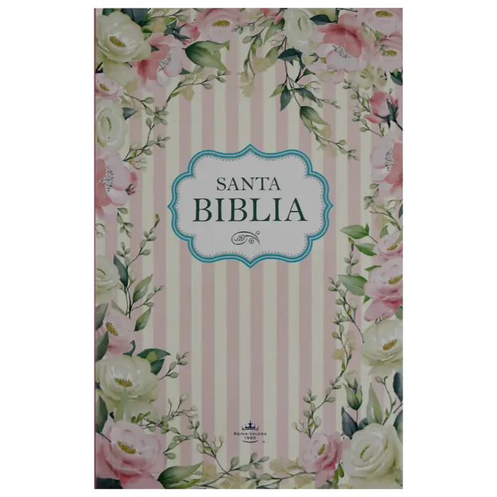 Biblia Misionera Reina Valera Contemporánea Mediana Letra Mediana Rústica Flores y Rayas [RVC (1).webp