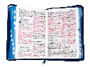 Biblia Reina Valera 1960 Mediana Letra Gigante Imitación Piel Azul Flores [RVR066ZLGiPJR].webp