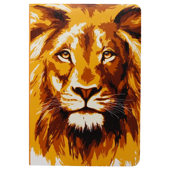 Biblia Reina Valera 1960 Mediana Letra Grande Tapa Semiflexible León Dorado [RVR061cLGPJR] (1).webp