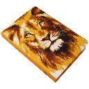 Biblia Reina Valera 1960 Mediana Letra Grande Tapa Semiflexible León Dorado [RVR061cLGPJR] (2).webp