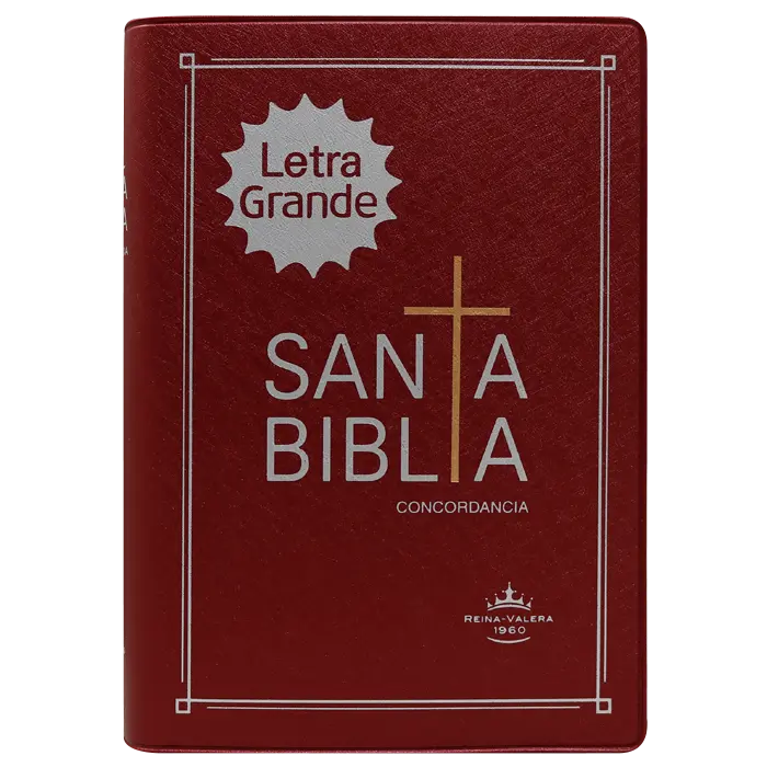 Biblia Reina Valera 1960 Chica Letra Mediana Vinil Vino [RVR042cLG] (1).webp