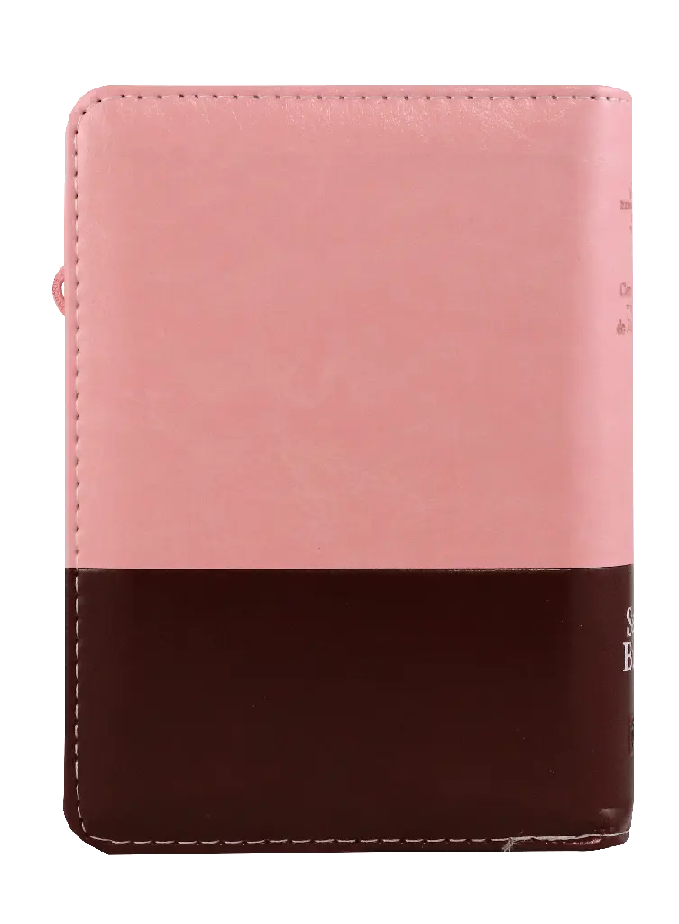 Biblia Reina Valera 1960 Tamaño Bolsillo Letra Mediana Imitación Piel Rosa Marrón (RVR26cLSGiPJRZTI) (2).webp