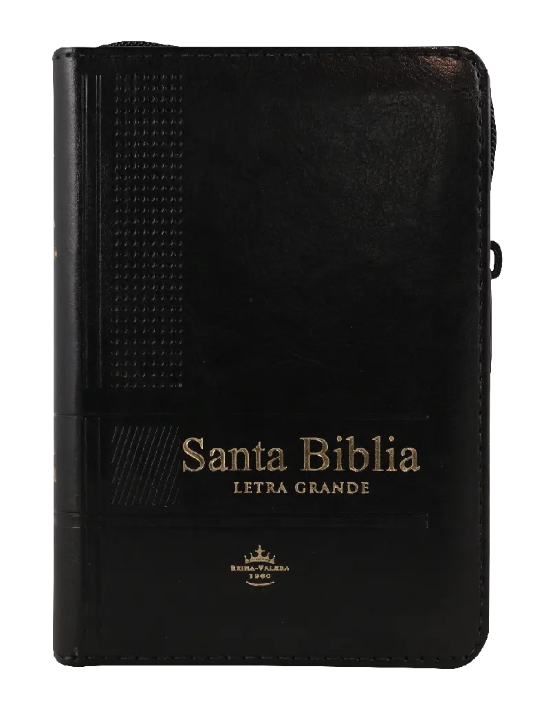 Biblia Reina Valera 1960 Tamaño Bolsillo Letra Grande Imitación Piel Negro (RVR26cLSGiPJRZTI) (1).webp