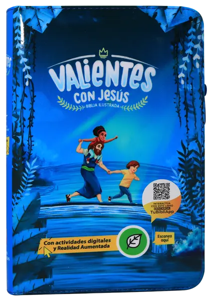 Biblia Infantil Reina Valera Contemporánea Mediana Letra Grande Vinil Azul QR Realidad Aumentada [RVC062PJRPZLG] (1).webp