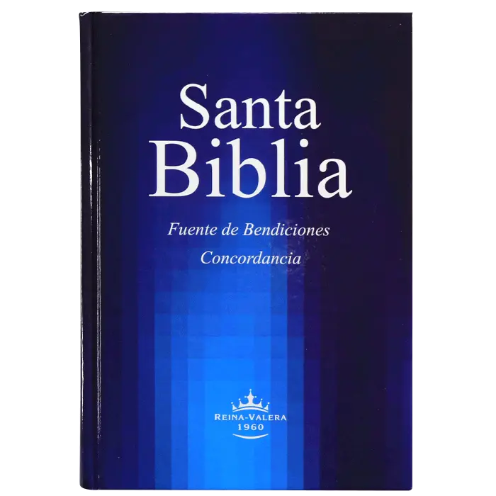 Biblia Fuente de Bendiciones Reina Valera 1960 Chica Letra Mediana Tapa Dura Azul [RVR043cLMFB] (1).webp
