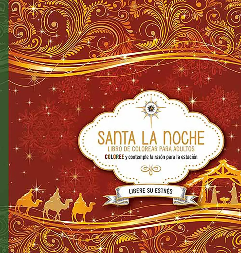 Santa la noche – libro de colorear