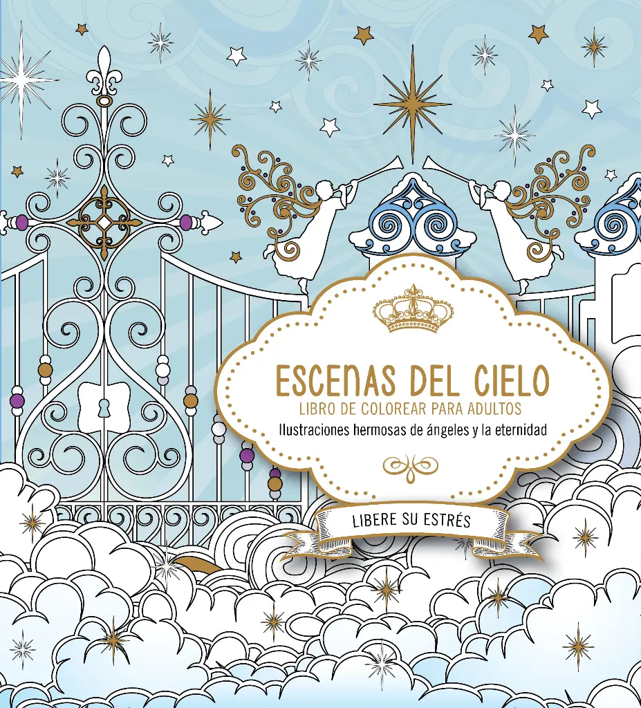 Escenas del cielo – libro de colorear