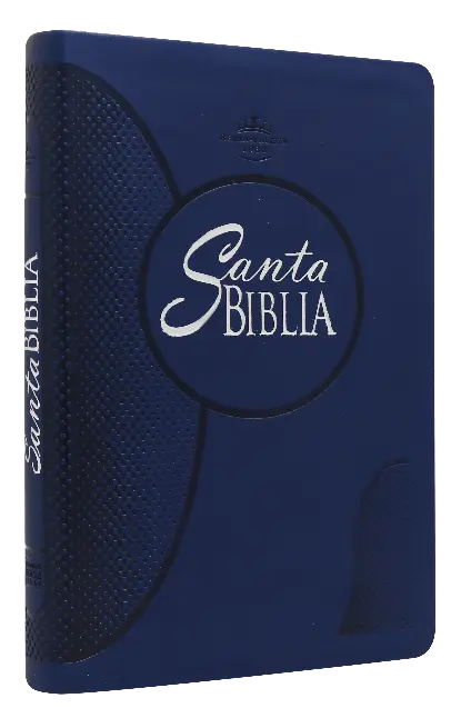 Biblia Reina Valera 1960 Mediana Letra Grande Imitación Piel Azul [RVR065cLGPJR]