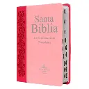 Biblia Fuente de Bendiciones Reina Valera 1960 Chica Letra Mediana Imitación Piel Rosa [RVR045cLMFBTI]