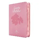 Biblia Fuente de Bendiciones Reina Valera 1960 Chica Letra Mediana Imitación Piel Rosa [RVR046cLMFBTIZ]