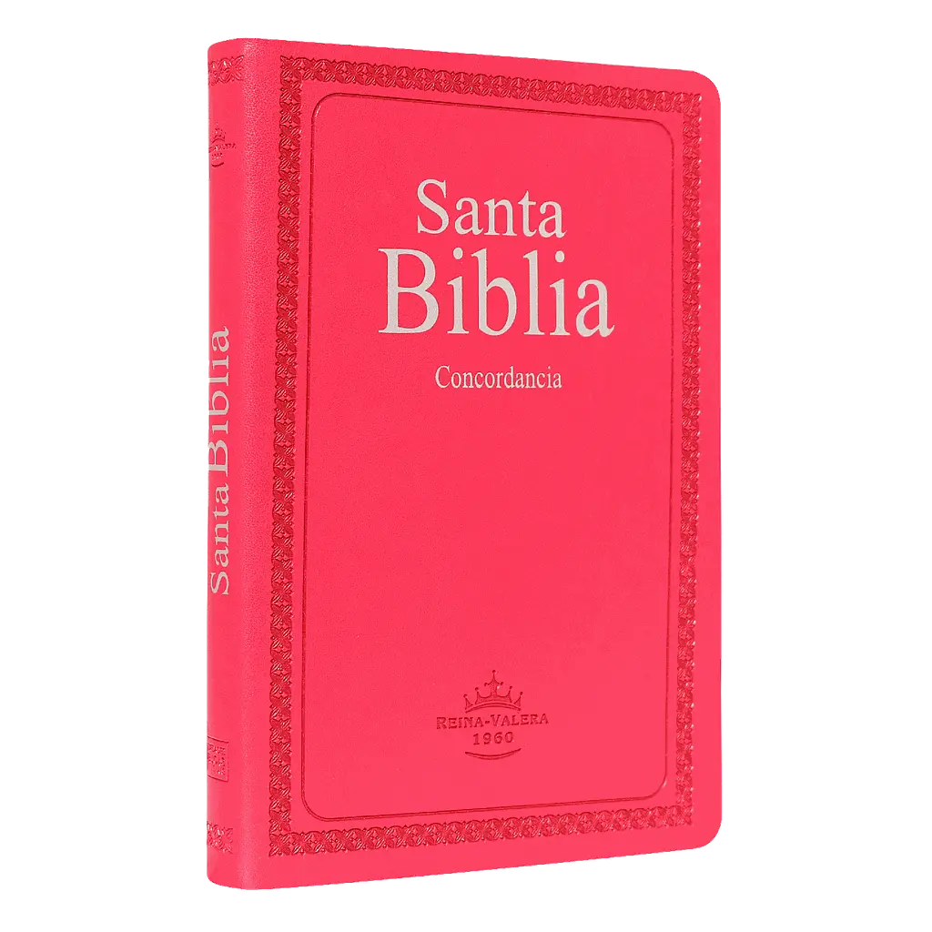 Biblia Reina Valera 1960 Mediana Letra Mediana Imitación Piel Rosa [RVR066ec]