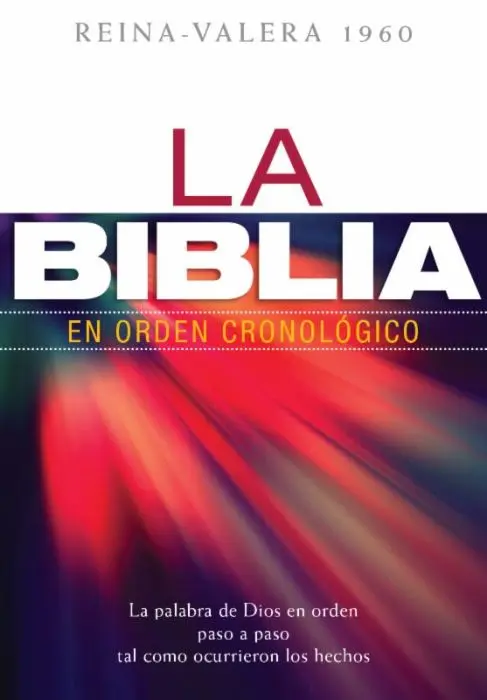 La Biblia en orden cronológico RVR60 - tapa dura