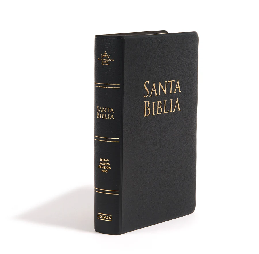 Biblia RVR 1960 Letra Grande Tamaño Manual Vinilo Negro
