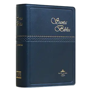 Biblia Reina Valera 1960 Tamaño Bolsillo Letra Chica Vinil Azul [RVR022c]