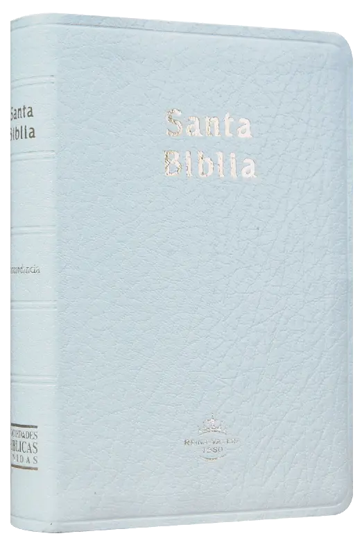 Biblia Reina Valera 1960 Chica Letra Mediana Imitación Piel Blanco [RVR045c]
