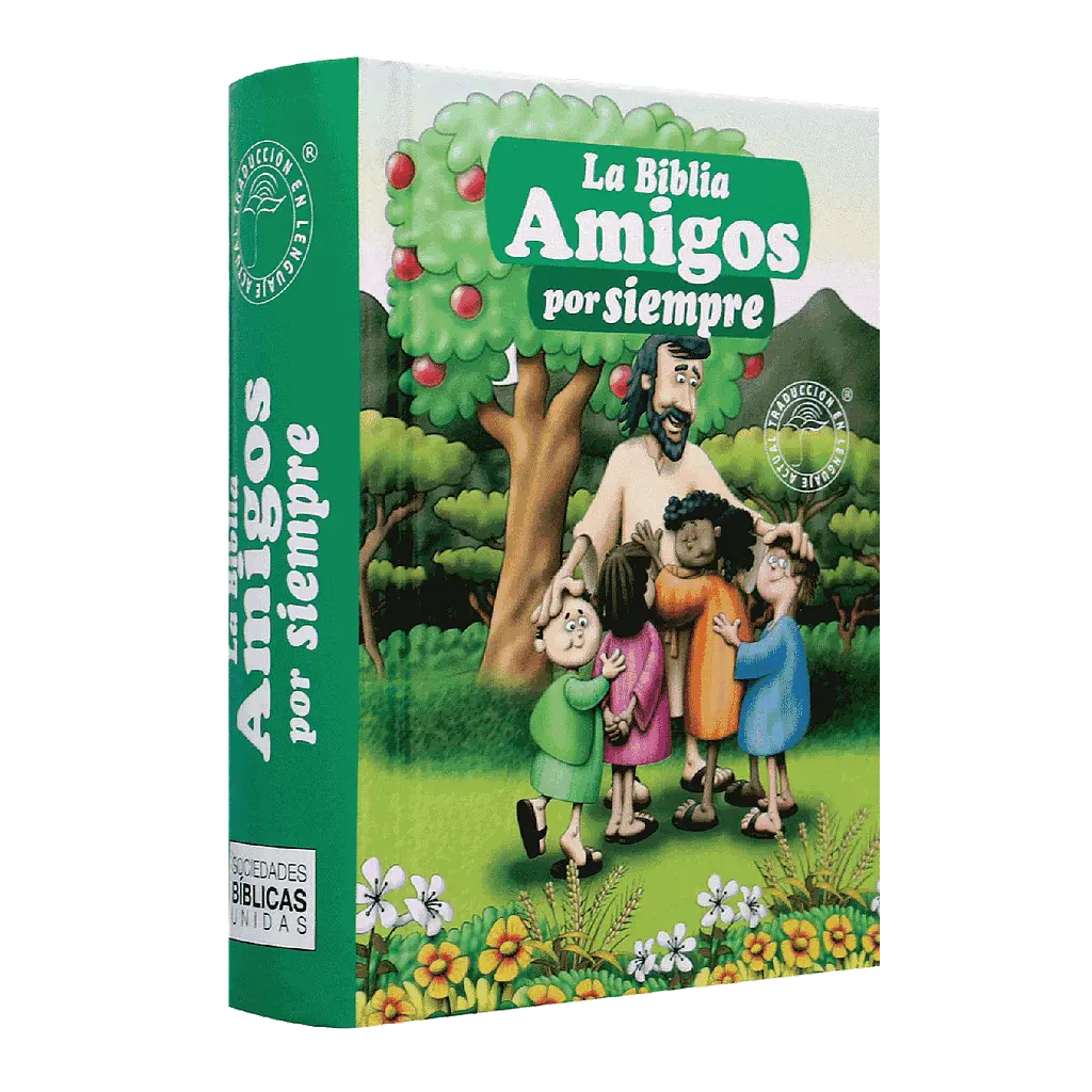 Biblia Infantil Amigos por Siempre Traducción Lenguaje Actual Tapa Dura Verde [TLA23]