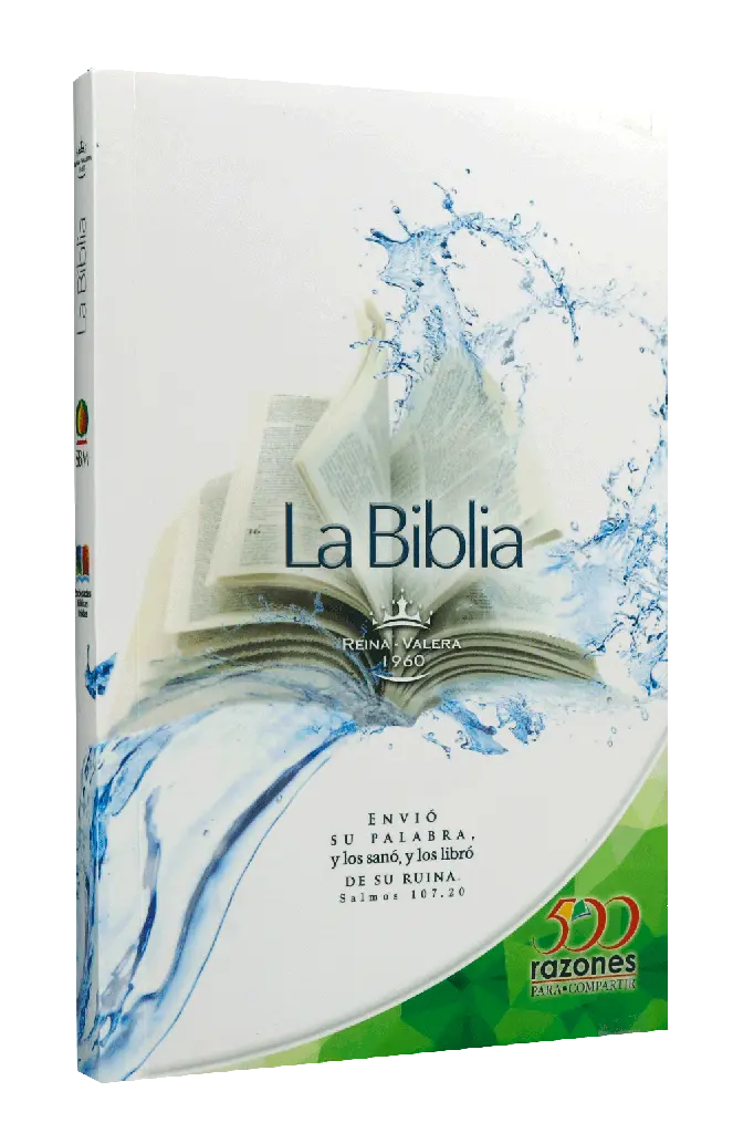 Biblia Misionera 500 Razones Reina Valera 1960 Mediana Letra Chica Tapa Rústica [RVR.60uecFBPJr]