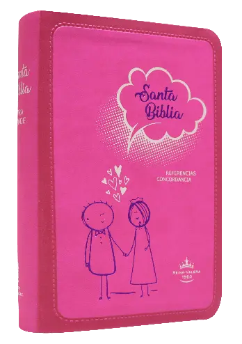 Biblia Reina Valera 1960 Chica Letra Mediana Imitación Piel Rosa [RVR045cLGPU]