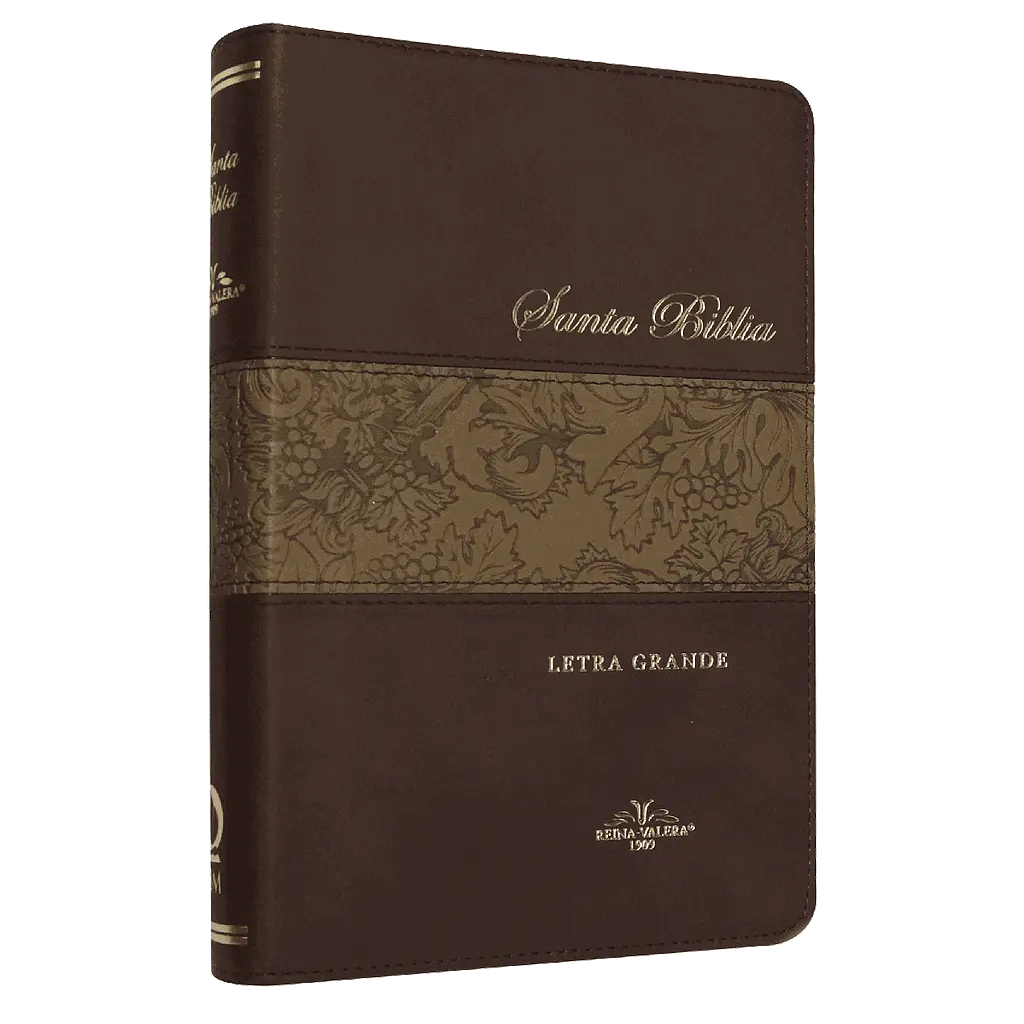 SANTA BIBLIA RVR09 LETRA GRANDE CAFE