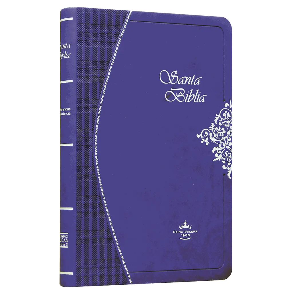 Biblia Reina Valera 1960 Mediana Letra Mediana Imitación Piel Morado [RVR065c]