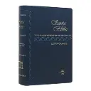 Biblia Reina Valera 1960 Chica Letra Grande Vinil Azul [RVR042cLG]