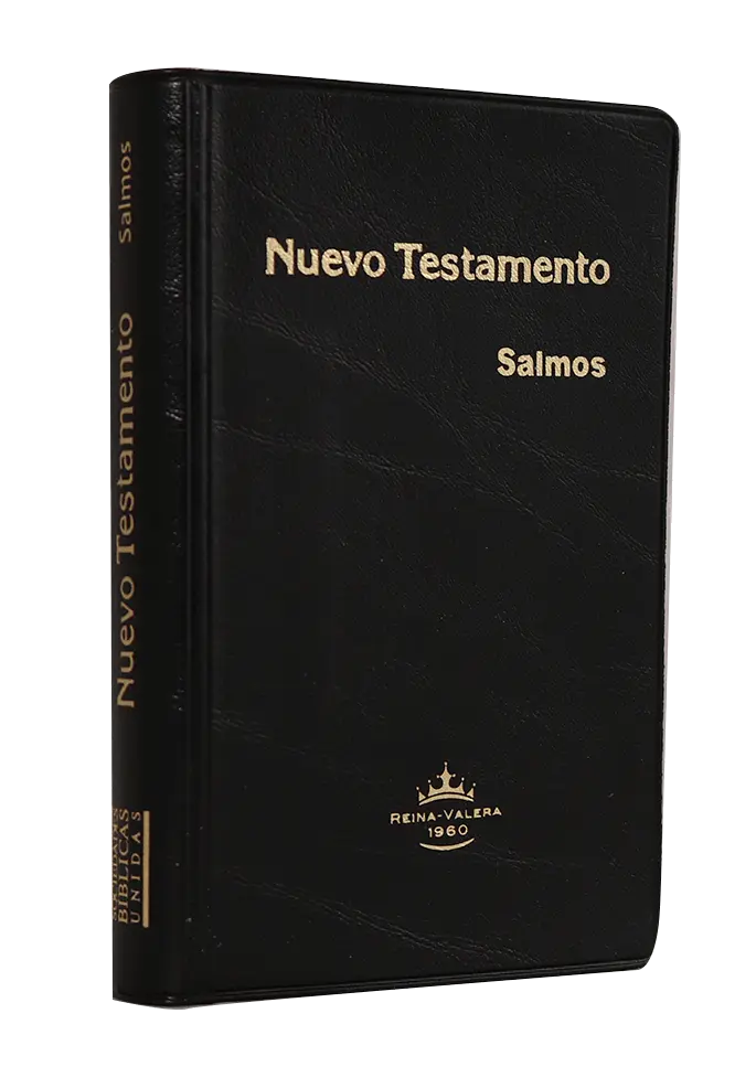 Nuevo Testamento y Salmos Reina Valera 1960 Tamaño Mini-Bolsillo Letra Chica Vinil Negro [RVR332]