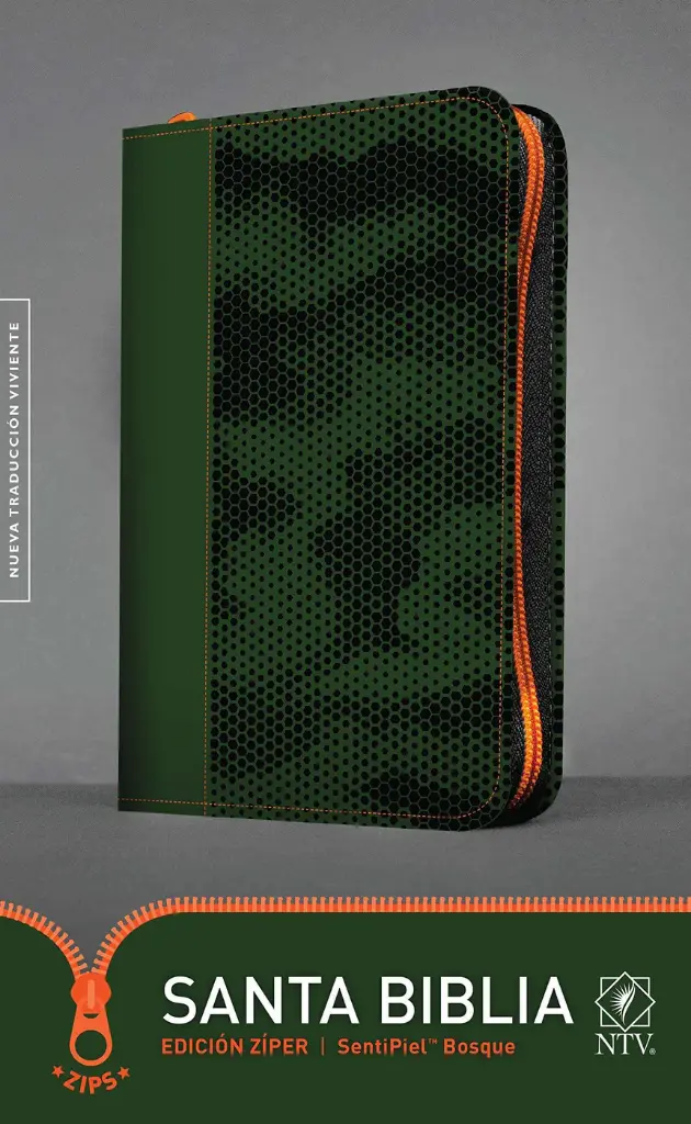Santa Biblia NTV, Edición zíper, Bosque (SentiPiel, Verde)