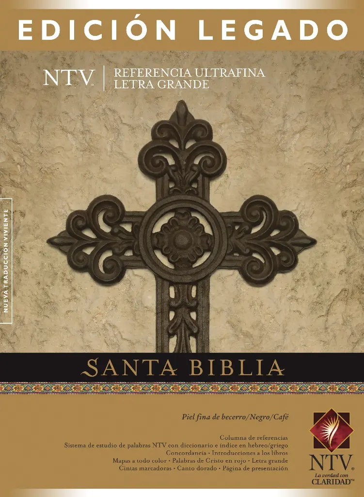 Biblia NTV. Edición de referencia ultrafina: edición legado.
