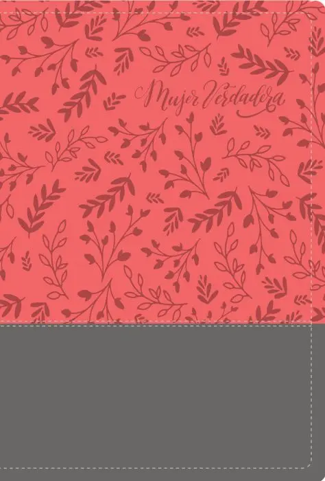 Biblia devocional Mujer Verdadera RVR60 - duotono coral