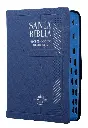 Biblia Fuente de Bendiciones Reina Valera 1960 Chica Letra Mediana Vinil Azul Marino [RVR042cLMFBTI]