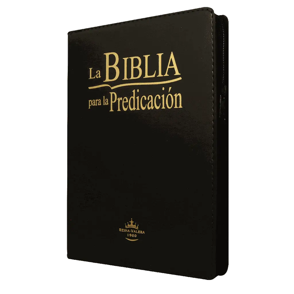 Biblia de Estudio Predicación Reina Valera 1960 Grande Letra Grande Imitación Piel Negro [RVR086LGEEZTI]