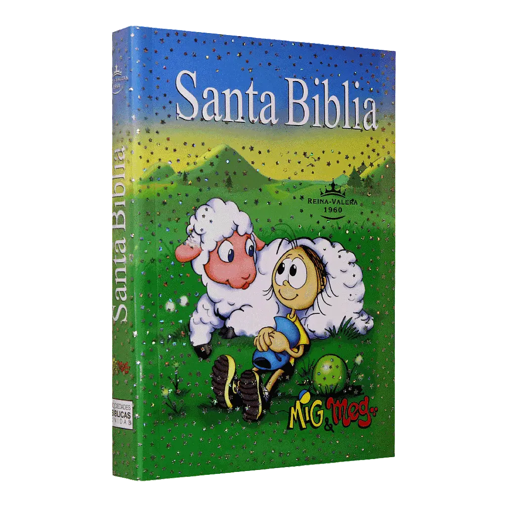 Biblia Misionera Infantil Reina Valera 1960 Chica Letra Chica Rústica Azul [RVR040eMM]