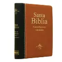 Biblia Fuente de Bendiciones Reina Valera 1960 Chica Letra Mediana Imitación Piel Marrón Negro [RVR045cFB]