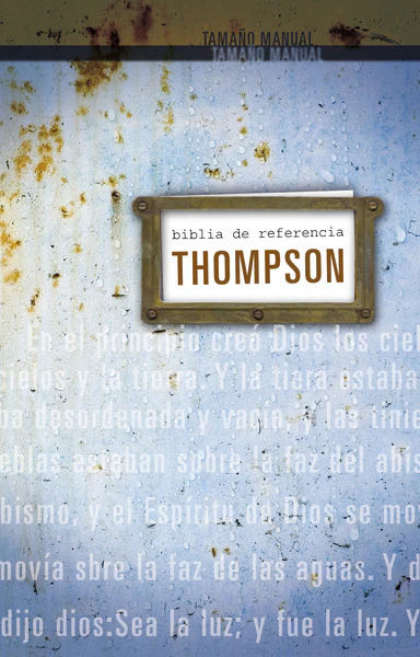 Biblia de referencia Thompson RVR 1960, tamaño personal, pasta dura