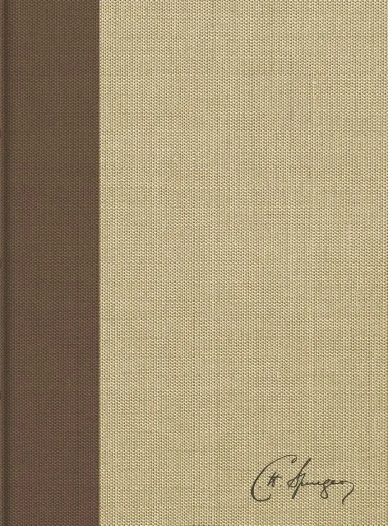 RVR 1960 Biblia de estudio Spurgeon, marrón claro, tela