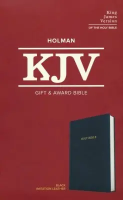 KJV Gift and Award Bible, Black Imitation Leather
