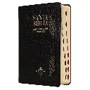 Biblia Fuente de Bendiciones Reina Valera 1960 Chica Letra Mediana Vinil Negro [RVR042cLMFBTI]