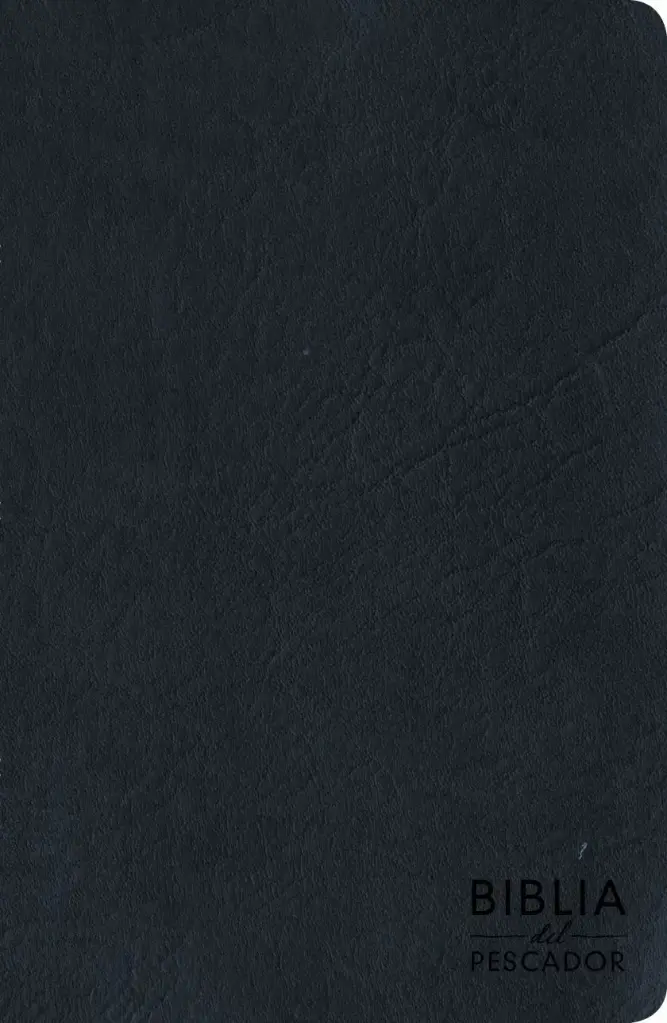 RVR 1960 Biblia del Pescador letra grande, azul símil piel