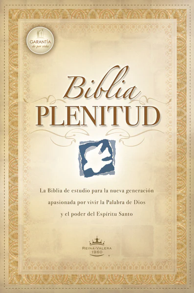 Biblia Plenitud, Reina Valera 1960, Tamaño Personal, Tapa Rústica
