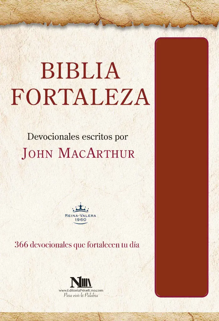 Biblia fortaleza – Marrón imitación piel