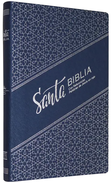 Biblia Reina Valera 1960 Mediana Letra Mediana Vinil Azul [RVR062EAS]