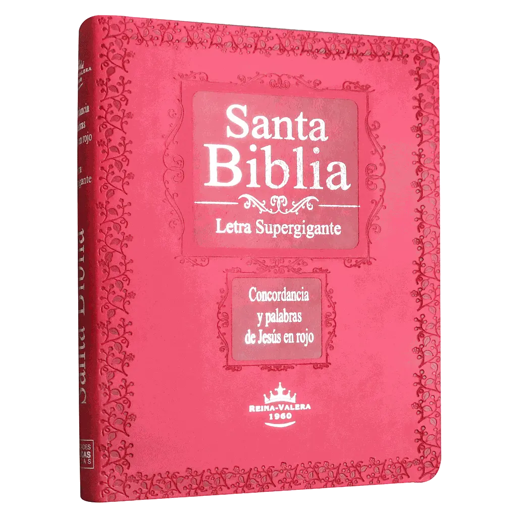 Biblia Reina Valera 1960 Gigante Letra Supergigante Imitación Piel Rosa [RVR096CLSGIPJRTI]