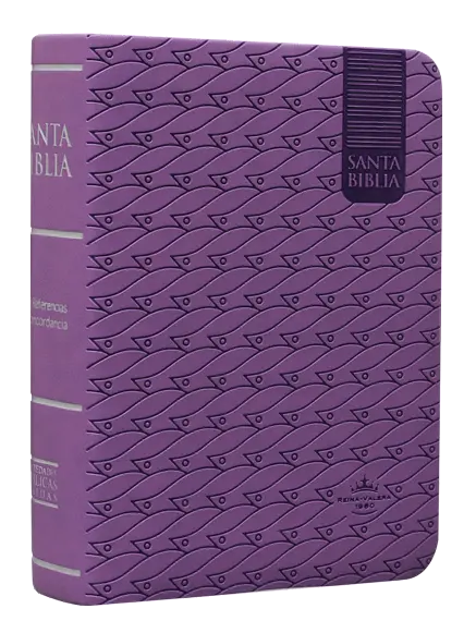 Biblia Reina Valera 1960 Tamaño Bolsillo Letra Mediana Imitación Piel Morado [RVR025cRP]