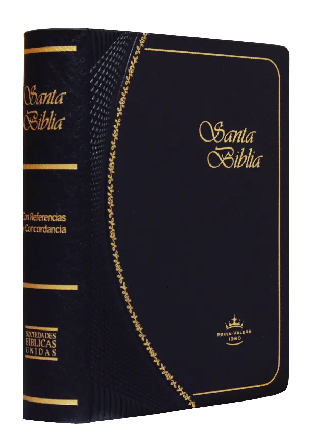 Biblia Reina Valera 1960 Tamaño Bolsillo Letra Chica Vinil Negro Ocean [RVR022c]